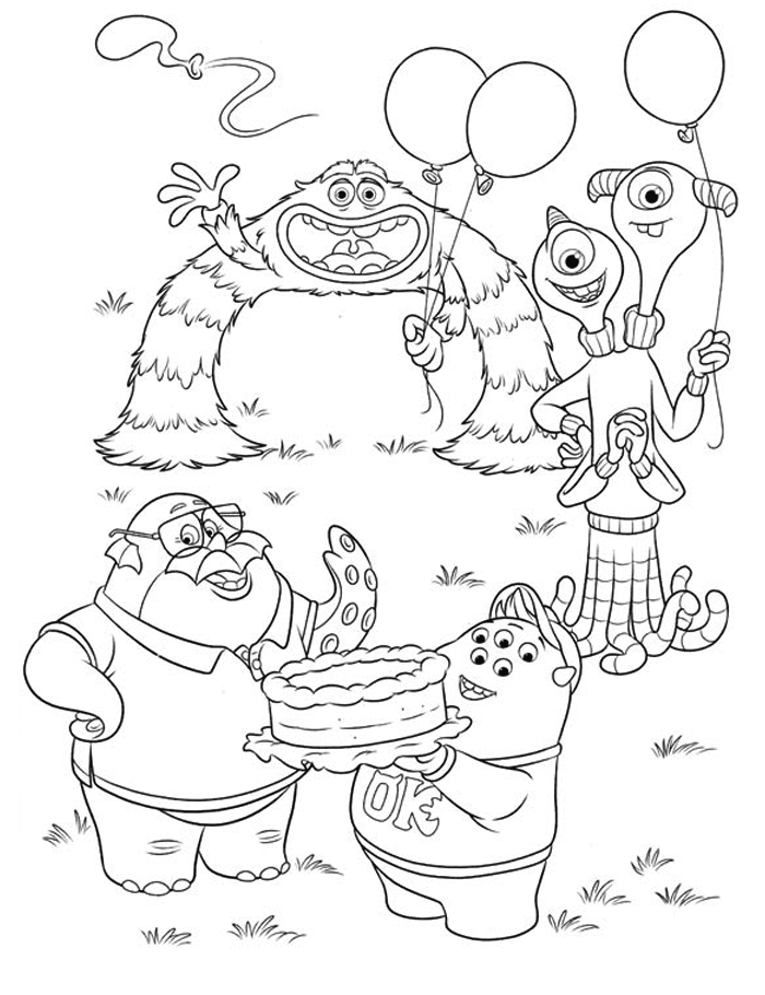 Monster Coloring Pages for boys Monsters U Printable 2020 0658 Coloring4free