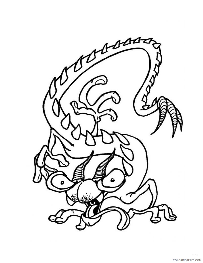 Monster Coloring Pages for boys it s here halloween creatures Printable 2020 0649 Coloring4free