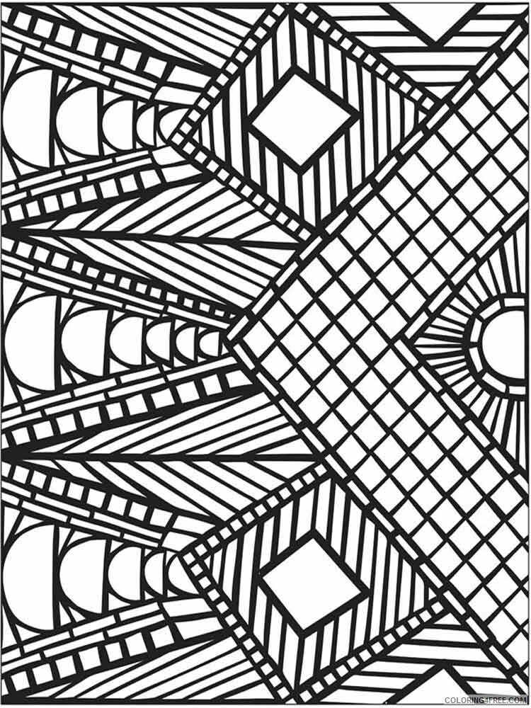 Mosaic Coloring Pages Adult mosaic adult 1 Printable 2020 668 Coloring4free