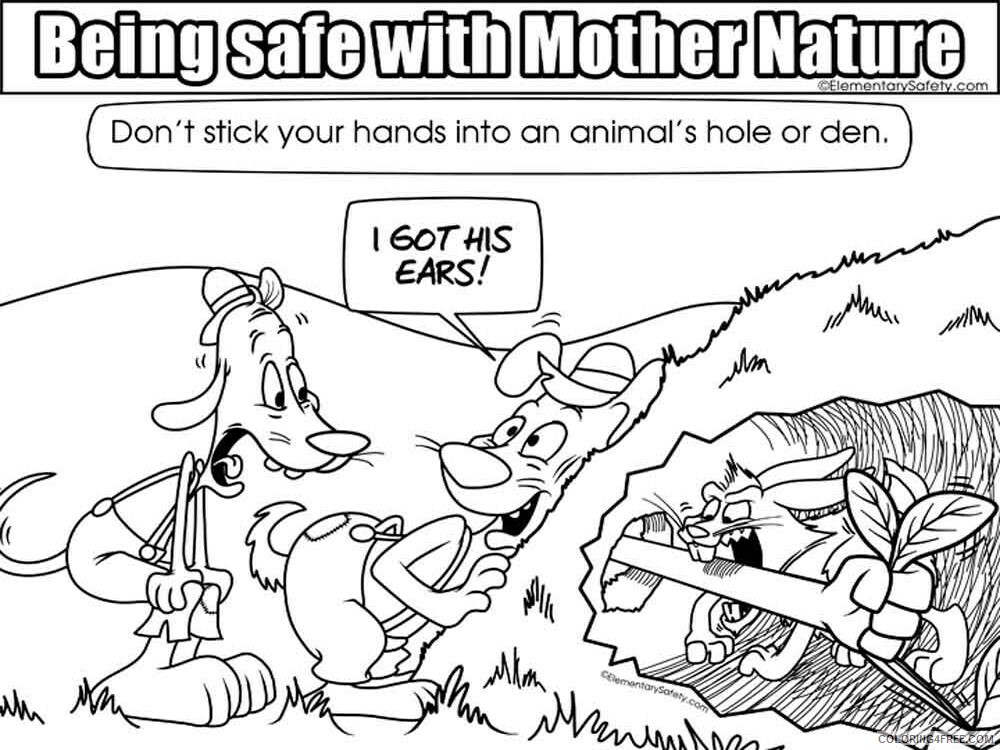 Mother Nature Safety Coloring Pages Educational educational Printable 2020 1741 Coloring4free