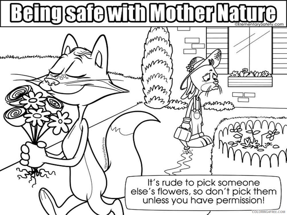 Mother Nature Safety Coloring Pages Educational educational Printable 2020 1746 Coloring4free