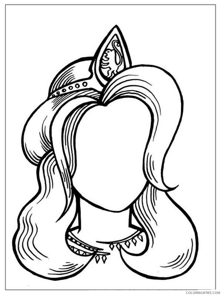 Mother Portrait Coloring Pages Educational educational Printable 2020 1751 Coloring4free