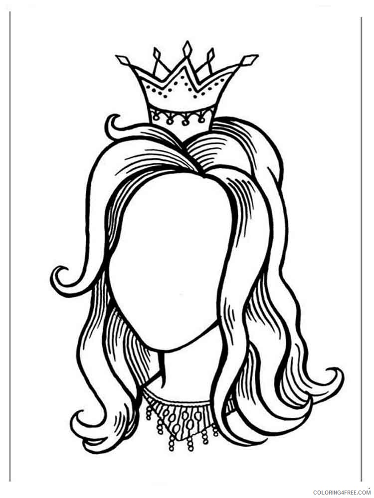 Mother Portrait Coloring Pages Educational educational Printable 2020 1753 Coloring4free