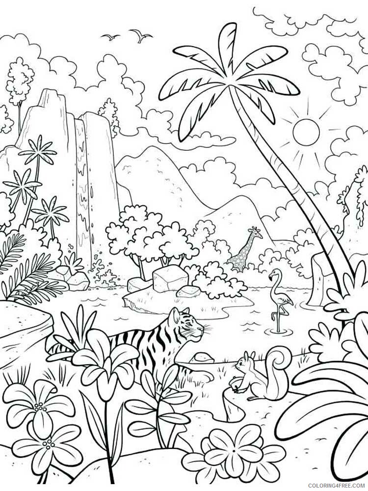 Nature Coloring Pages Adult nature for adults 7 Printable 2020 686 Coloring4free