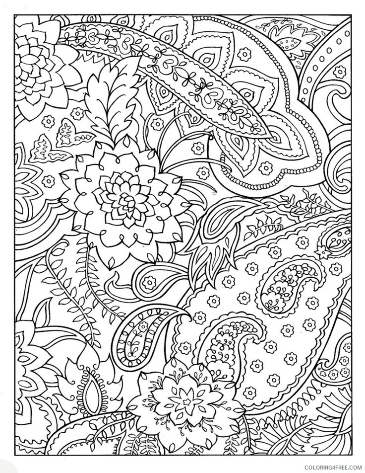 Pattern Coloring Pages Adult Adult Pattern Printable 2020 689 Coloring4free