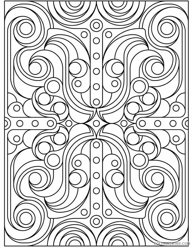 Pattern Coloring Pages Adult Adult and Teen Pattern Printable 2020 688 Coloring4free