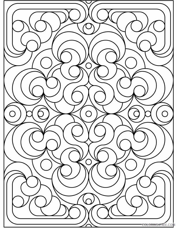 Pattern Coloring Pages Adult Print Pattern Printable 2020 716 Coloring4free