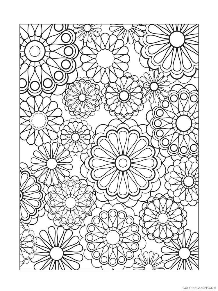 Pattern Coloring Pages Adult pattern for adults 13 Printable 2020 703 Coloring4free