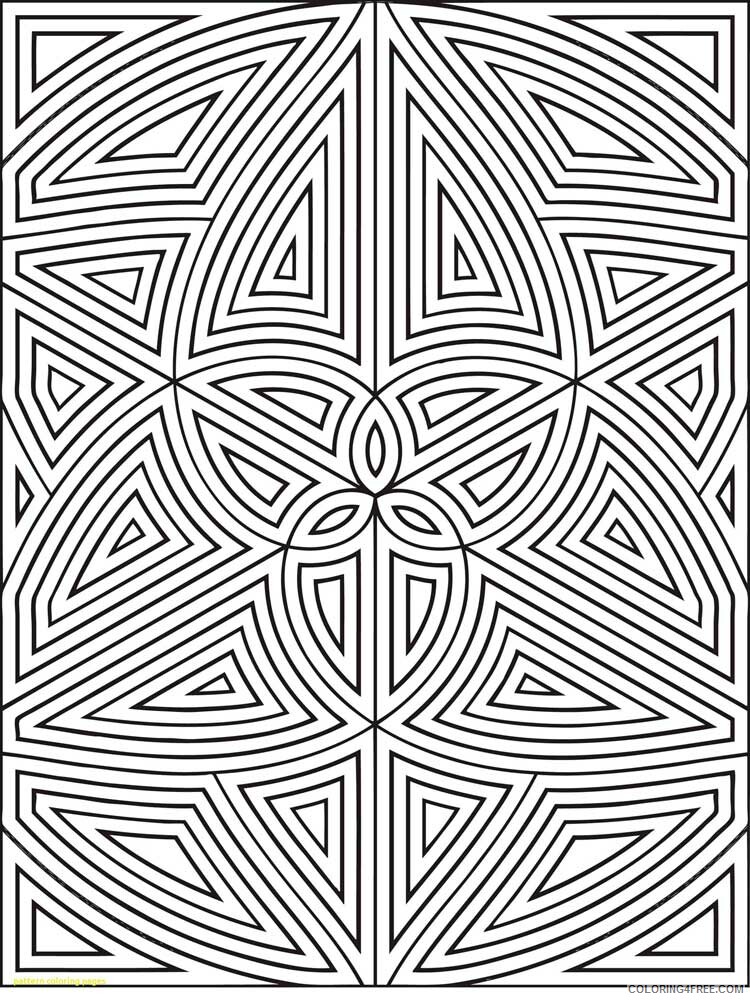 Pattern Coloring Pages Adult pattern for adults 14 Printable 2020 704 Coloring4free