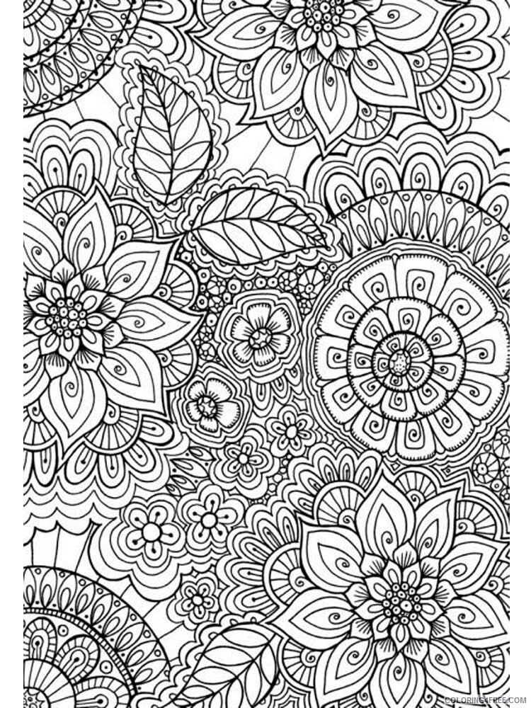 Pattern Coloring Pages Adult pattern for adults 8 Printable 2020 710 Coloring4free