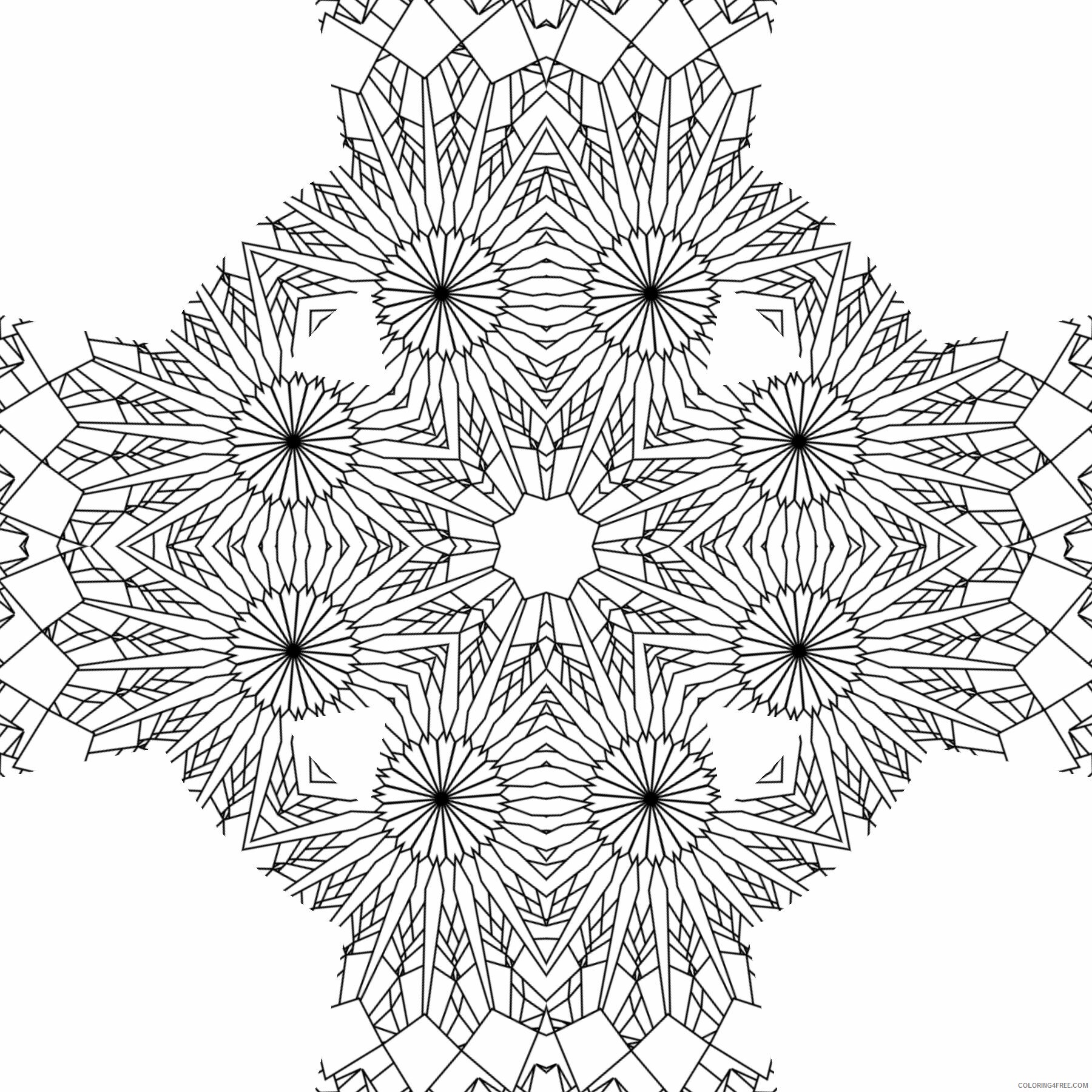 Pattern Coloring Pages Adult patterns Printable 2020 691 Coloring4free