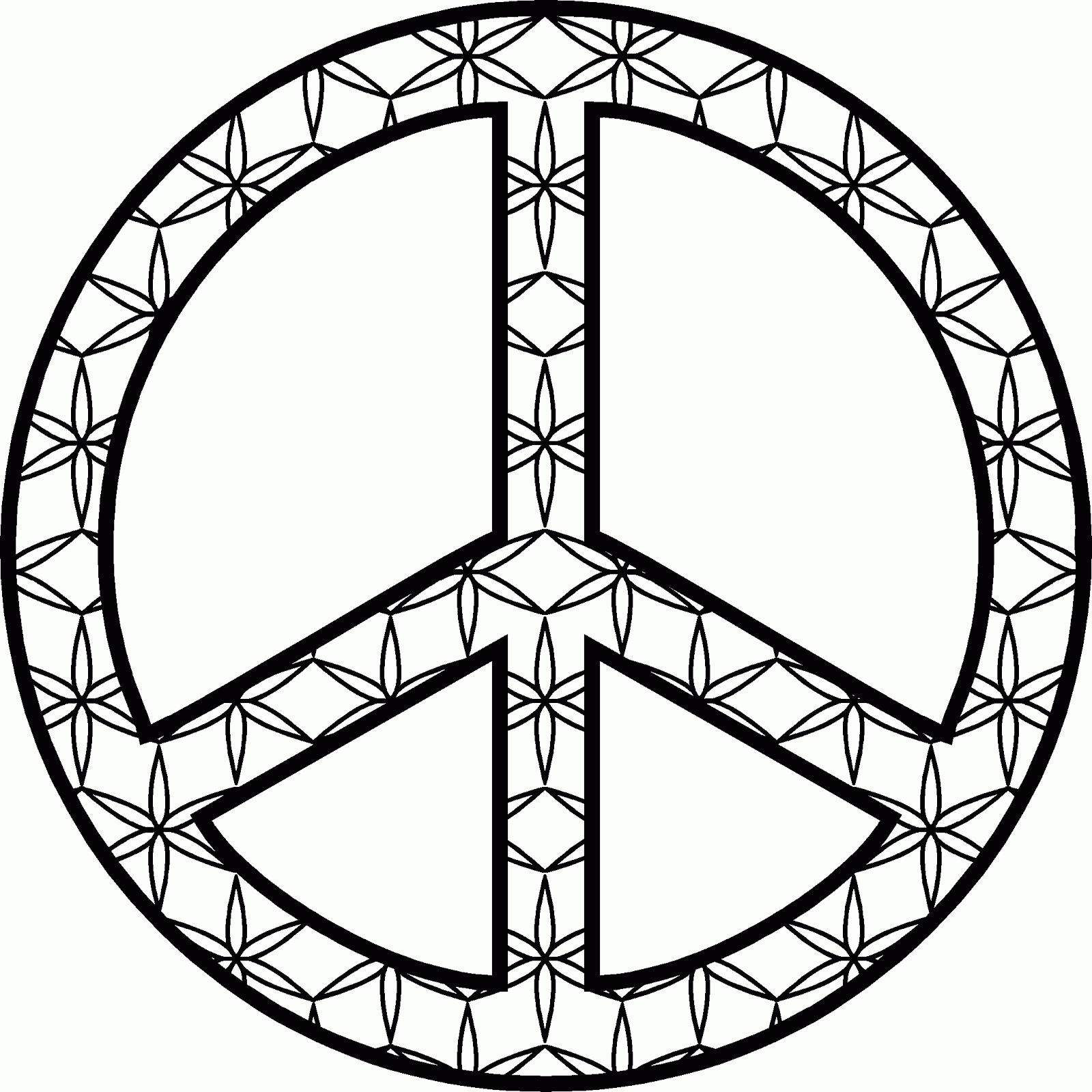 Peace Coloring Pages Adult Free Peace Printable 2020 717 Coloring4free