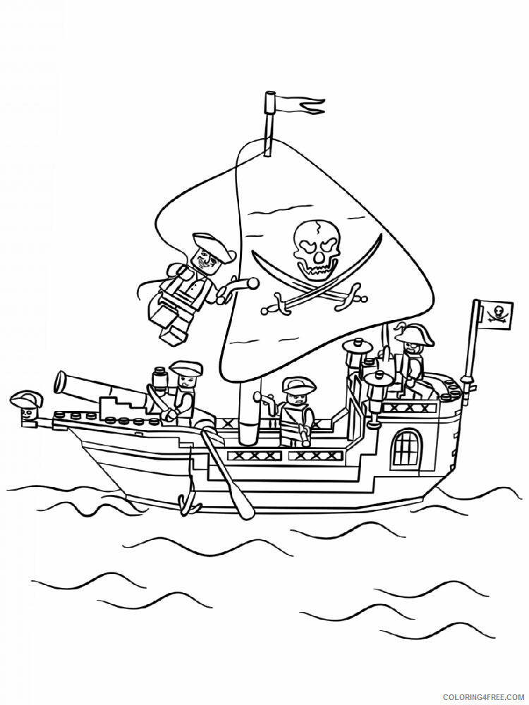 Pirate Ship Coloring Pages for boys pirate ship for boys 9 Printable 2020 0720 Coloring4free