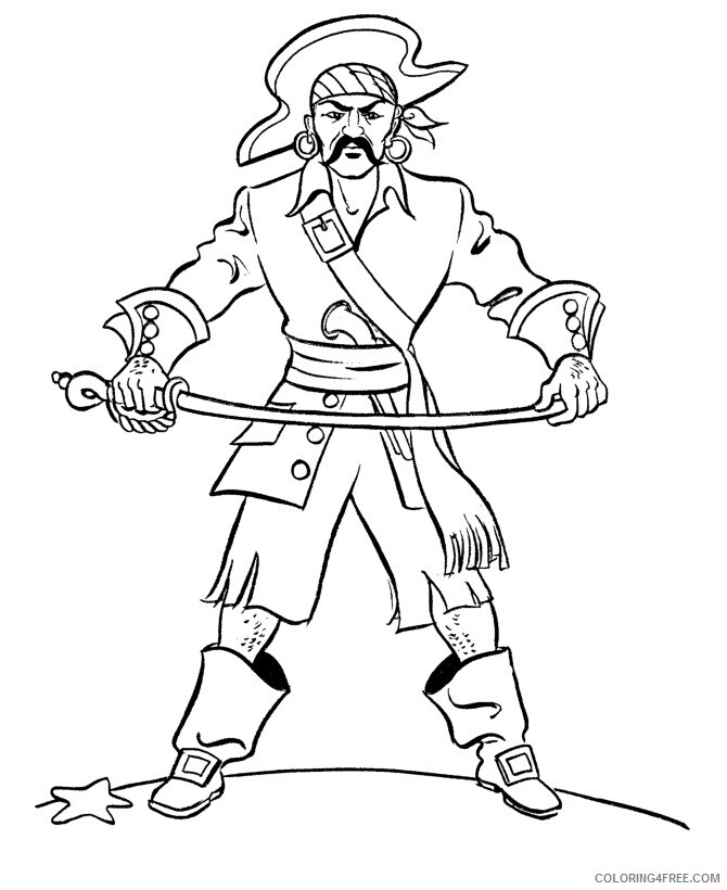 Pirates Coloring Pages for boys Pirate Printable 2020 0743 Coloring4free