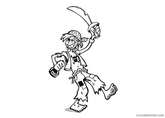 Pirates Coloring Pages for boys Pirate costume Printable 2020 0745 Coloring4free