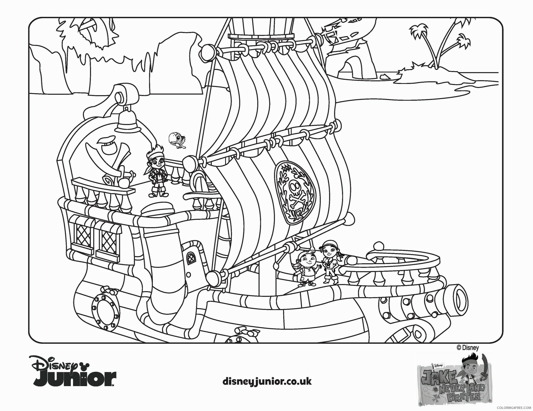 Pirates Coloring Pages for boys piratec55 Printable 2020 0735 Coloring4free