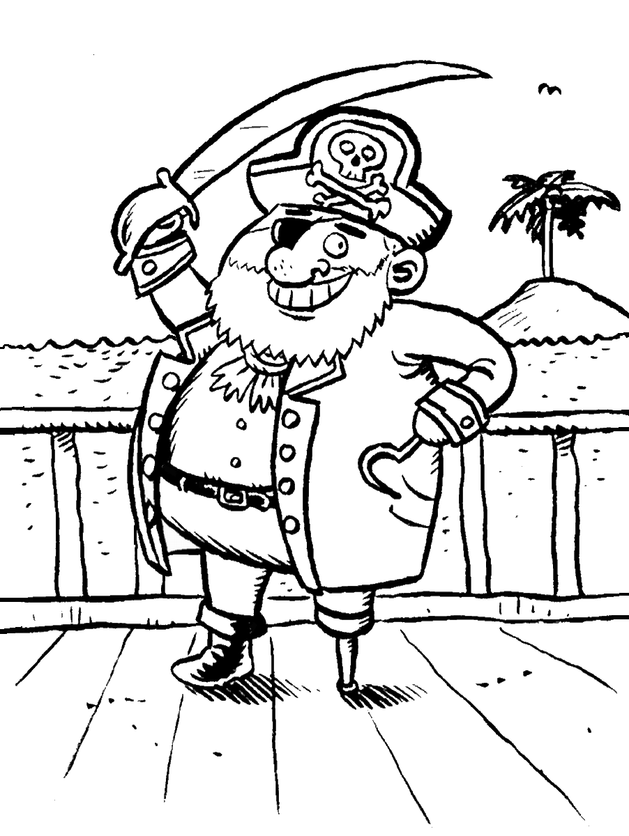Pirates Coloring Pages for boys piratec65 Printable 2020 0741 Coloring4free