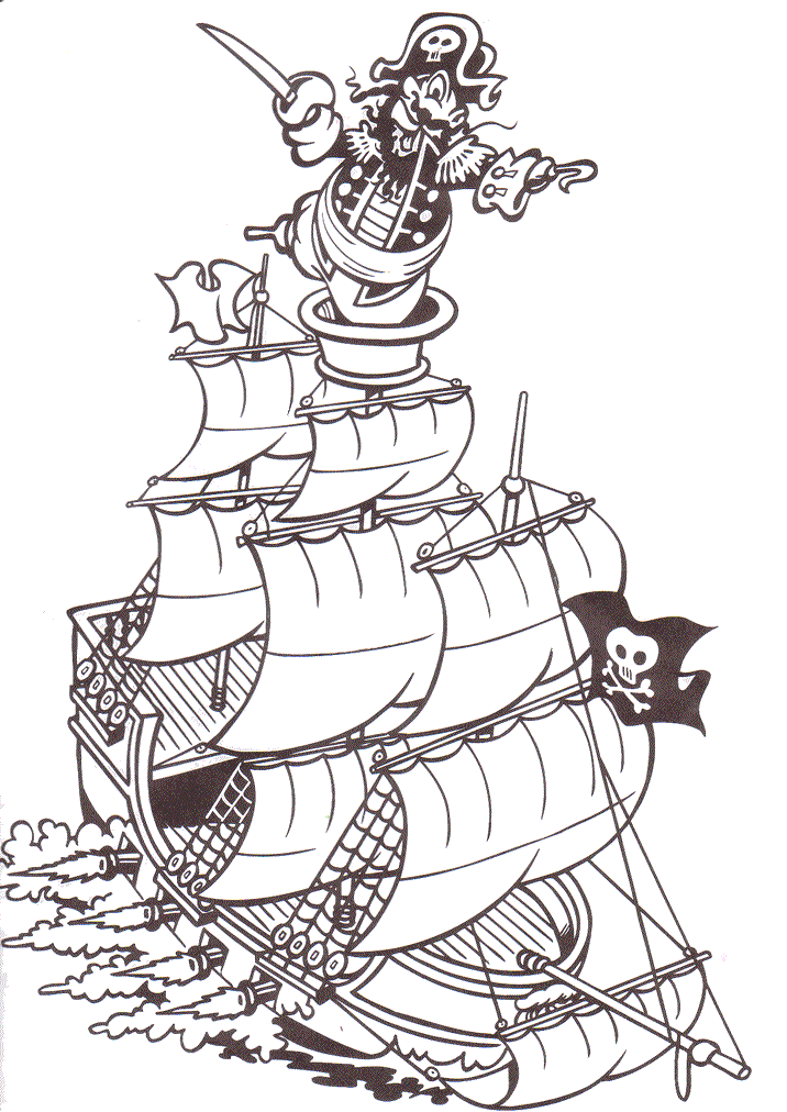 Pirates Coloring Pages for boys piraten 3hsCz Printable 2020 0747 Coloring4free