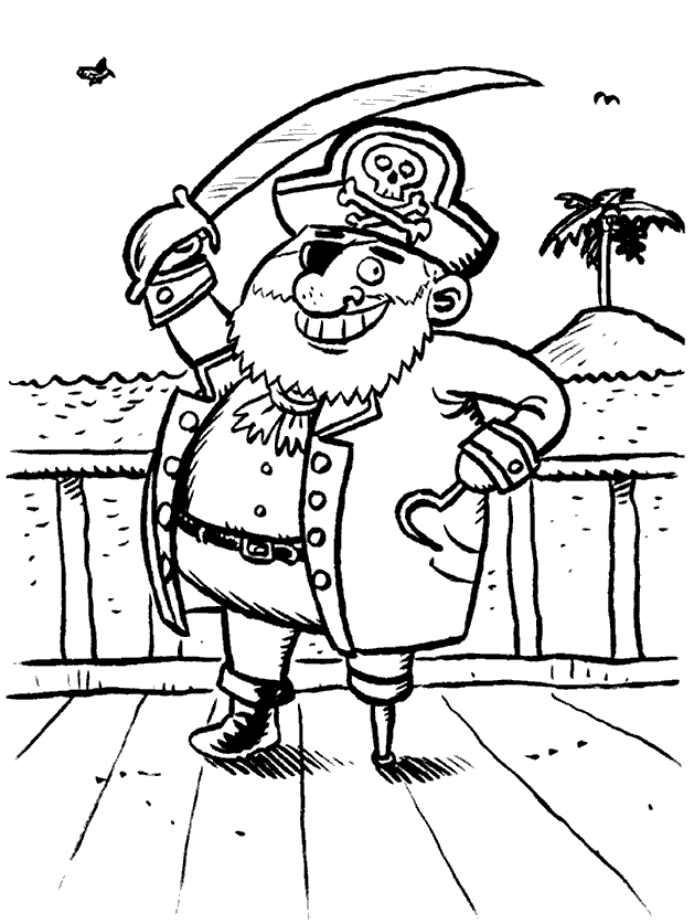 Pirates Coloring Pages for boys piraten hcFt6 Printable 2020 0752 Coloring4free