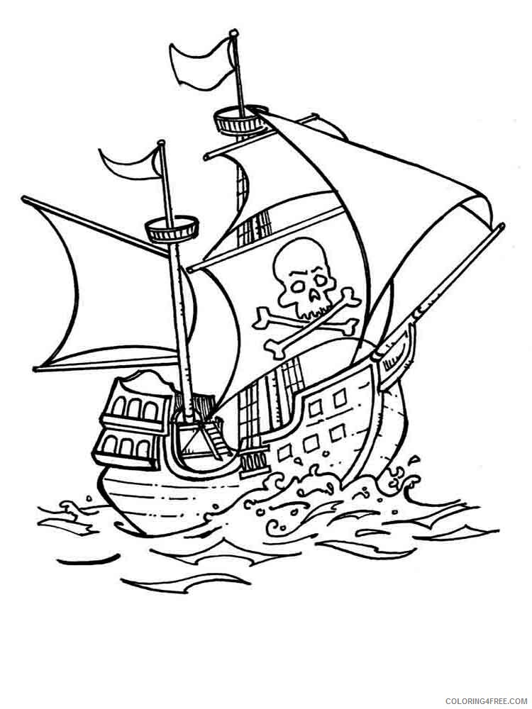 Pirates Coloring Pages for boys pirates 20 Printable 2020 0759 Coloring4free