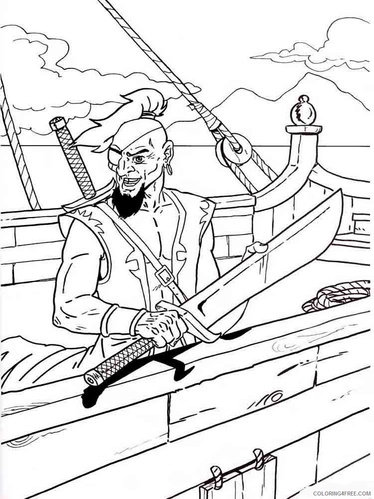 Pirates Coloring Pages for boys pirates 38 Printable 2020 0773 Coloring4free