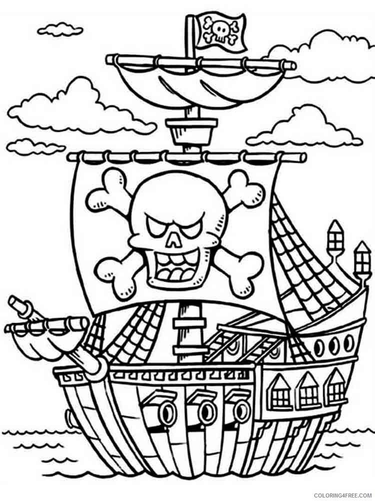 Pirates Coloring Pages for boys pirates 4 Printable 2020 0774 Coloring4free
