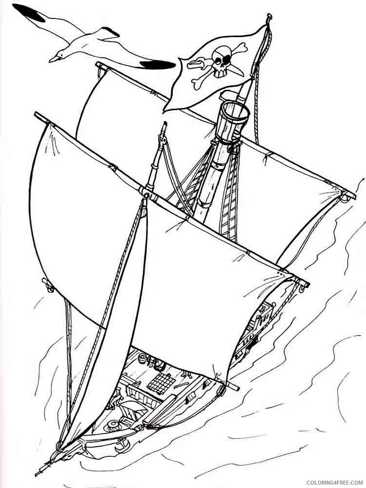 Pirates Coloring Pages for boys pirates 41 Printable 2020 0776 Coloring4free