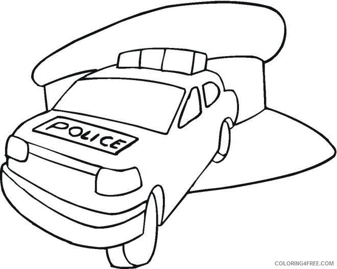 Police Car Coloring Pages for boys Police Car Printable 2020 0801 Coloring4free