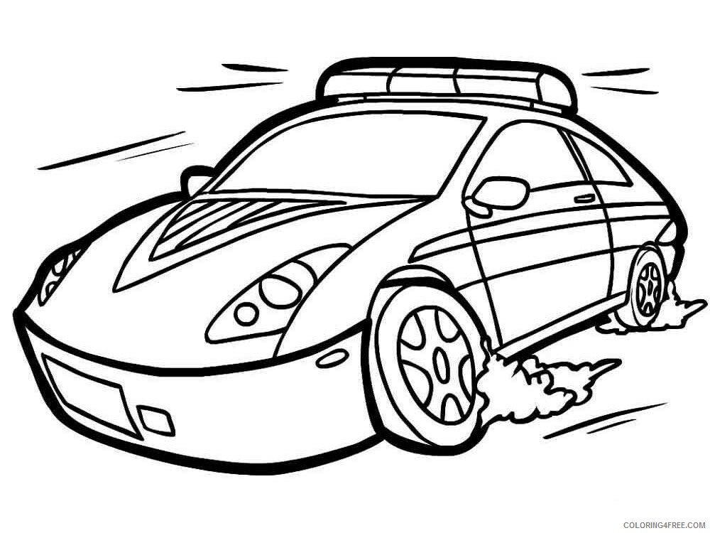 Police Car Coloring Pages for boys police car 2 Printable 2020 0802 Coloring4free