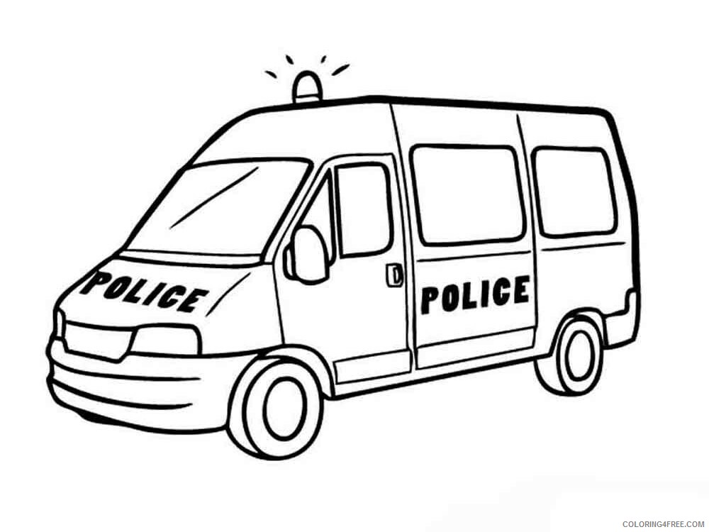 Police Car Coloring Pages for boys police car 7 Printable 2020 0804 Coloring4free