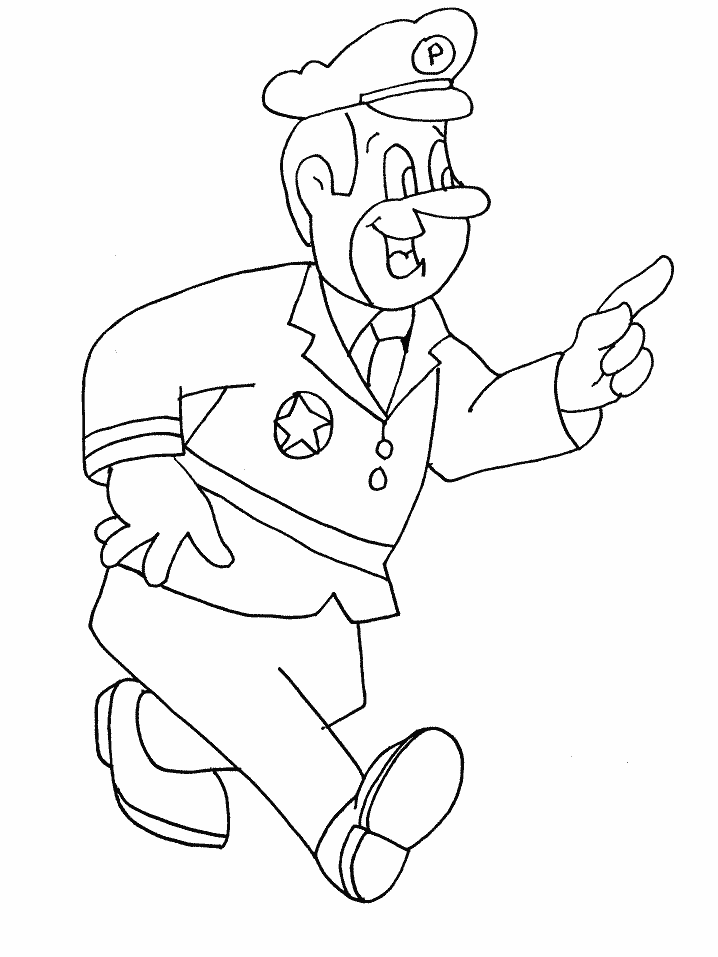 Police Coloring Pages for boys police11 Printable 2020 0794 Coloring4free