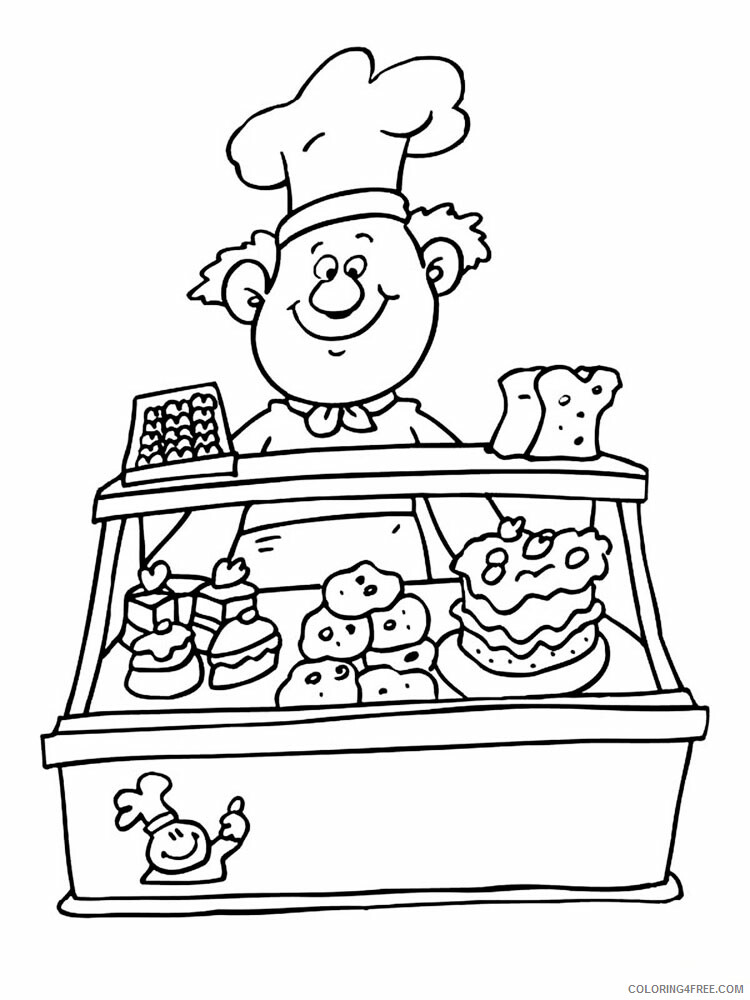 Professions Coloring Pages Educational Professions 14 Printable 2020 1774 Coloring4free