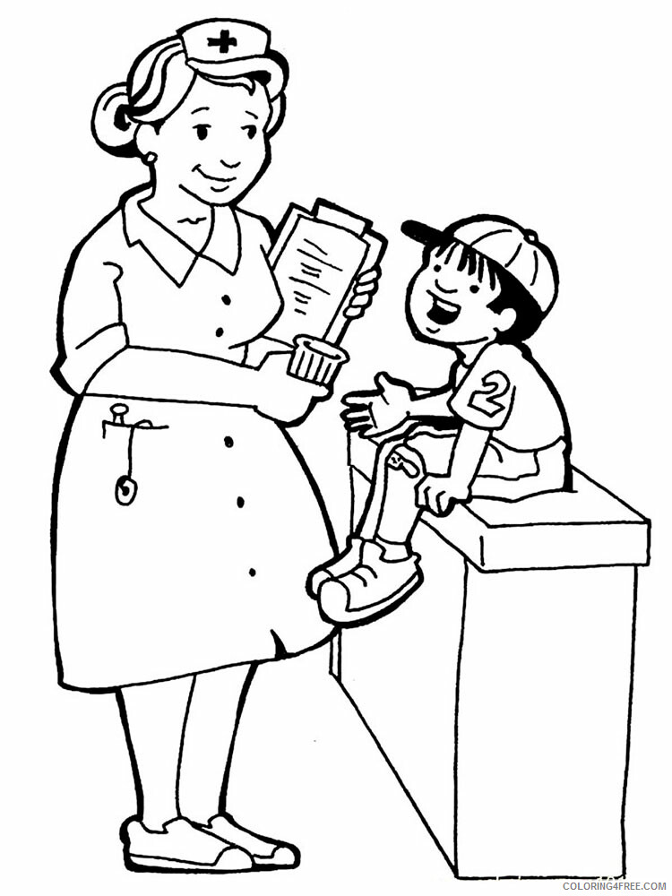 Professions Coloring Pages Educational Professions 15 Printable 2020 1775 Coloring4free