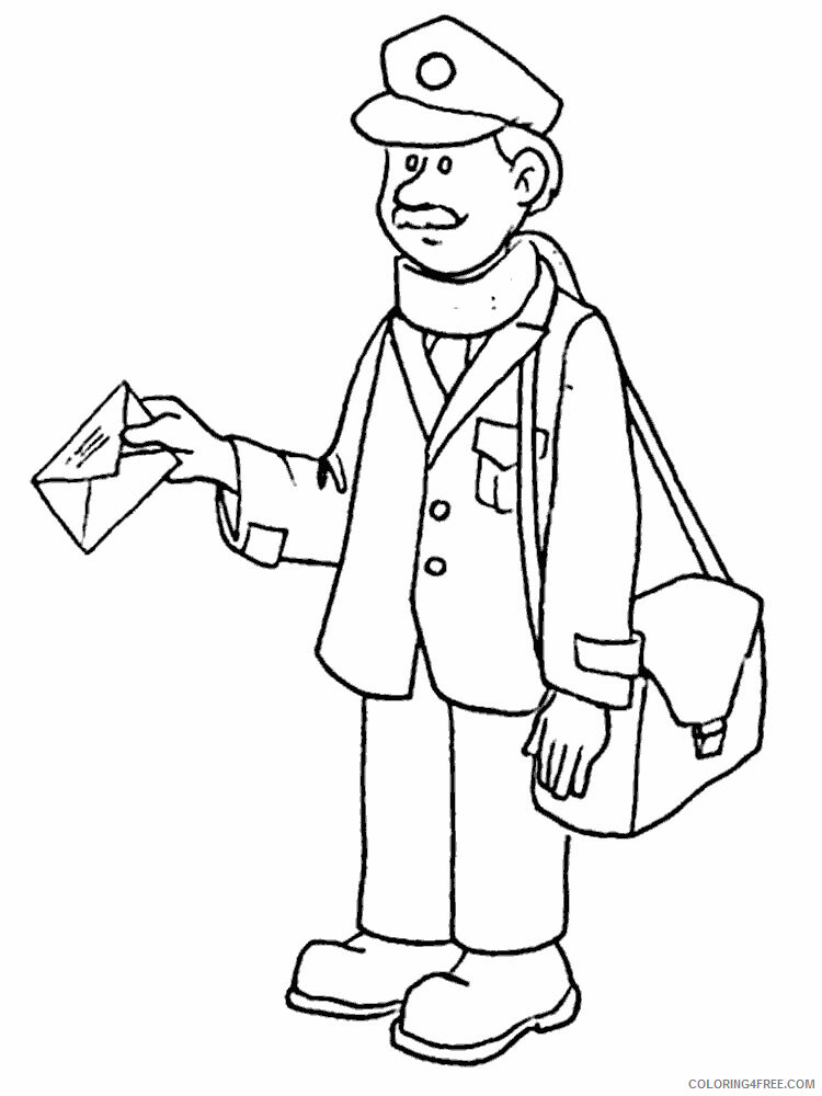 Professions Coloring Pages Educational Professions 19 Printable 2020 1779 Coloring4free