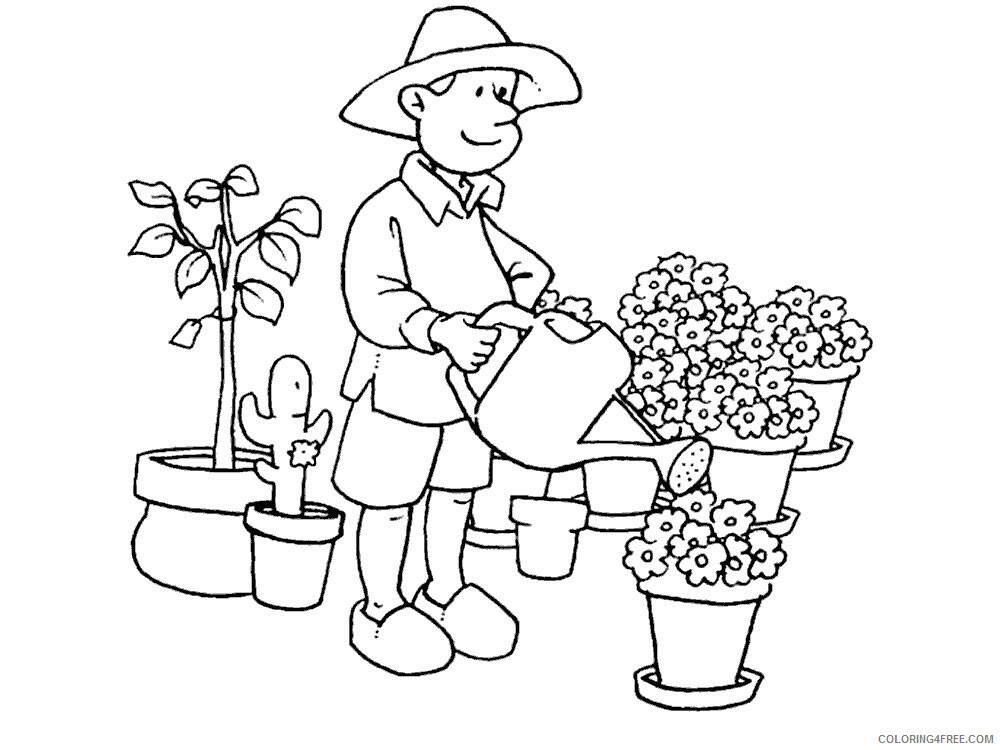 Professions Coloring Pages Educational Professions 20 Printable 2020 1780 Coloring4free