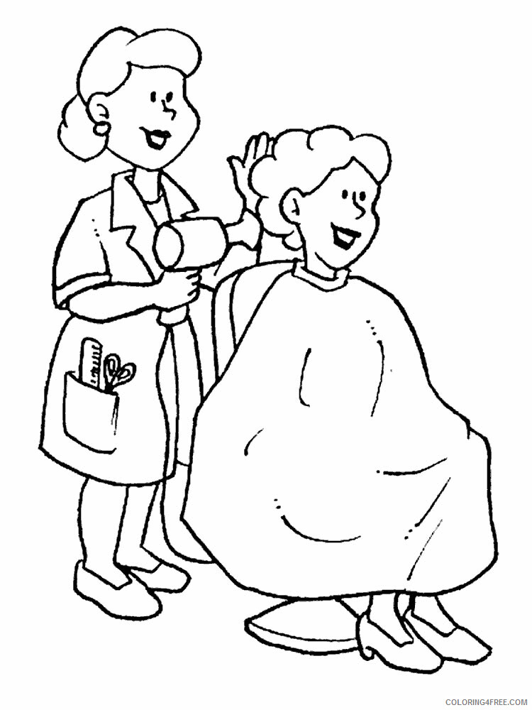 Professions Coloring Pages Educational Professions 22 Printable 2020 1782 Coloring4free