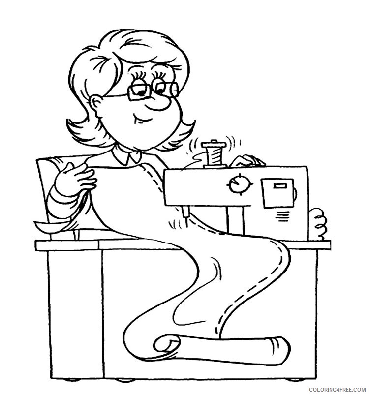 Professions Coloring Pages Educational Professions 26 Printable 2020 1784 Coloring4free