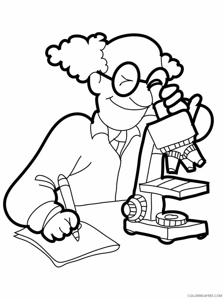 Professions Coloring Pages Educational Professions 34 Printable 2020 1791 Coloring4free