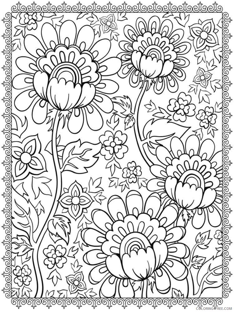 Psychedelic Coloring Pages Adult psychedelic adult 2 Printable 2020 736 Coloring4free