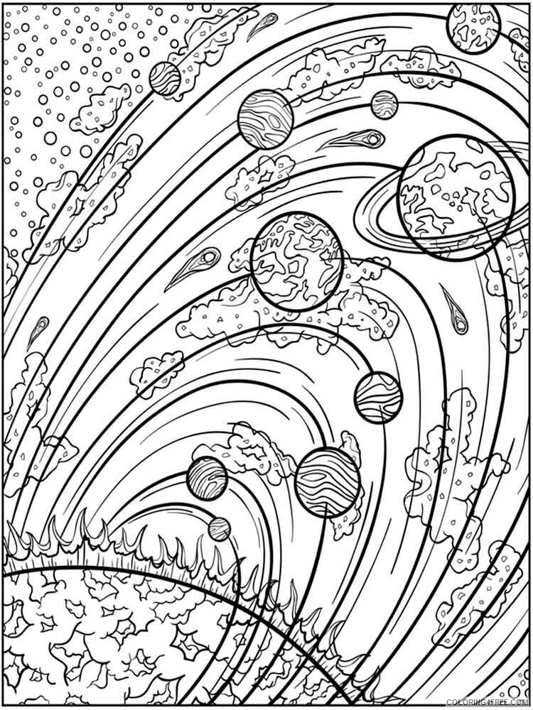 Psychedelic Coloring Pages Adult psychedelic adult 7 Printable 2020 738 Coloring4free