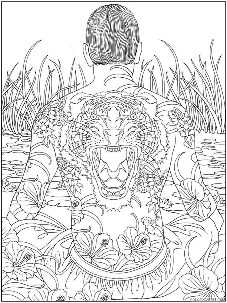 Psychedelic Coloring Pages Adult psychedelic adult 8 Printable 2020 739 Coloring4free