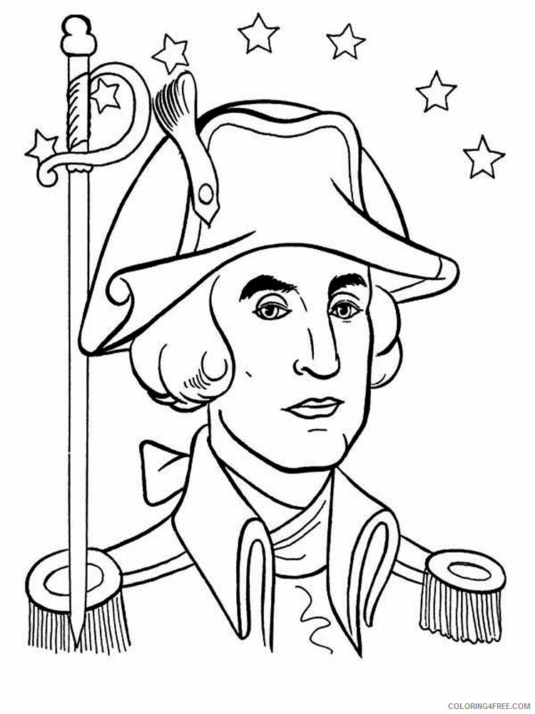 Revolutionary War Coloring Pages Educational Printable 2020 1813 Coloring4free