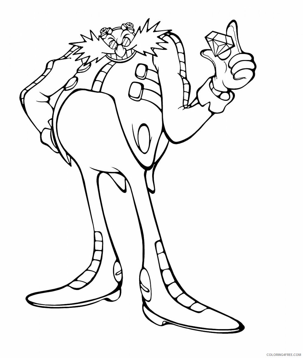 Robots Coloring Pages for boys 1573433907_dr robotnik Printable 2020 0827 Coloring4free