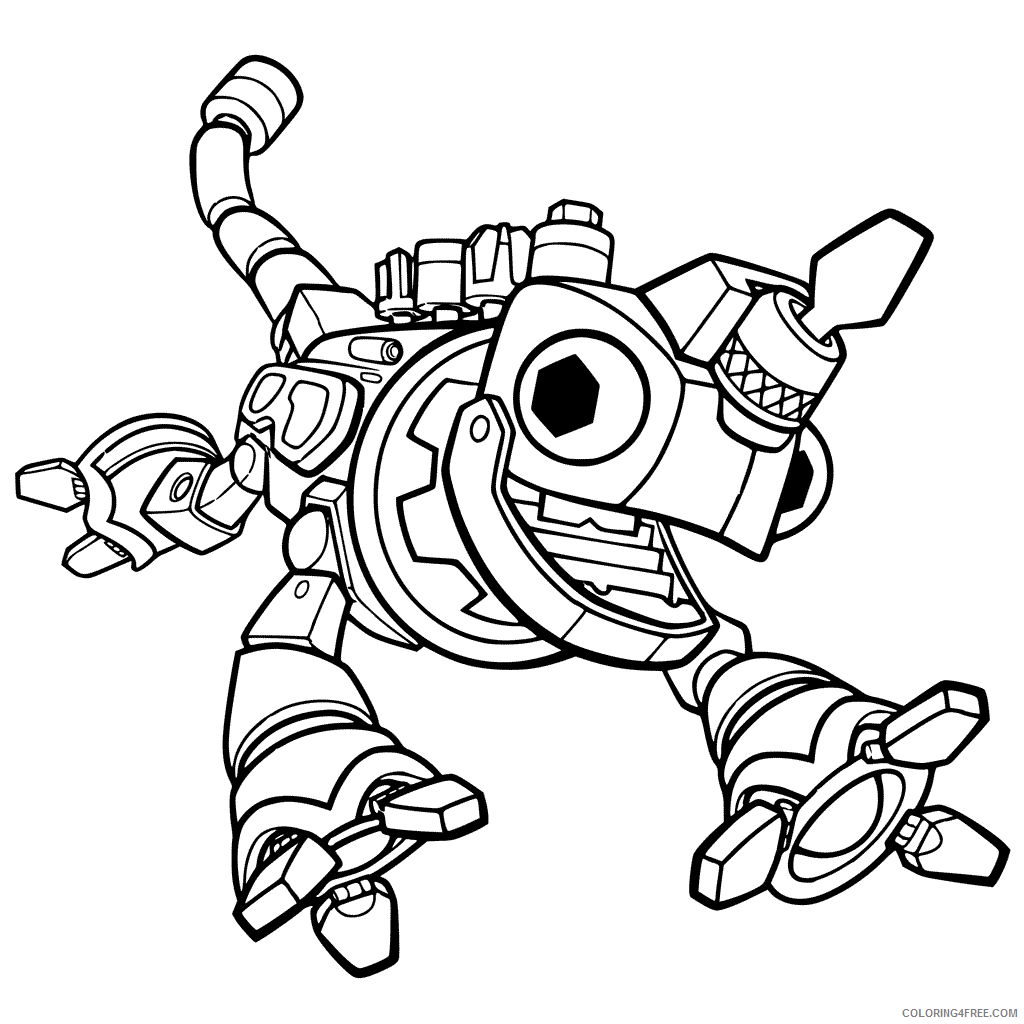 Robots Coloring Pages for boys Robot Chameleon Printable 2020 0838 Coloring4free