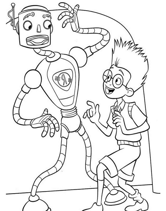 Robots Coloring Pages for boys Robot Sheets Free Printable 2020 0851 Coloring4free