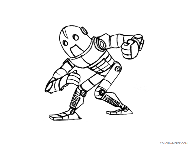 Robots Coloring Pages for boys Robot to Print Printable 2020 0848 Coloring4free