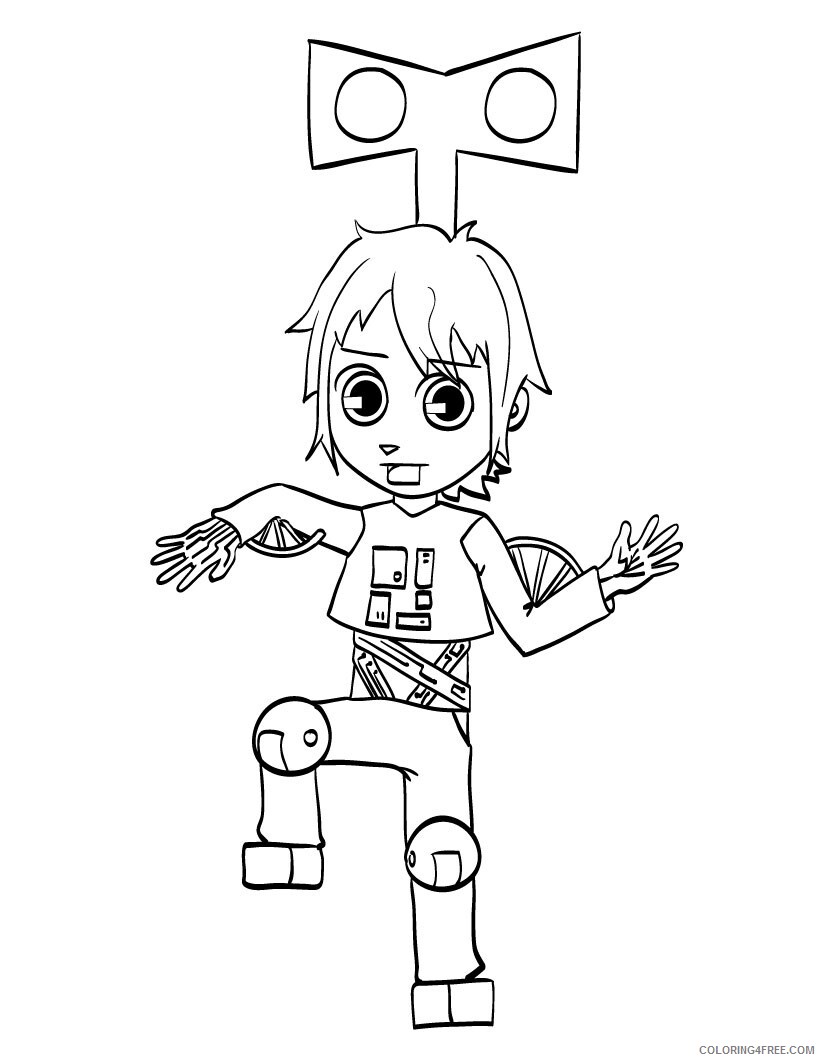 Robots Coloring Pages for boys disfraz robot carnaval source_Printable 2020 0824 Coloring4free