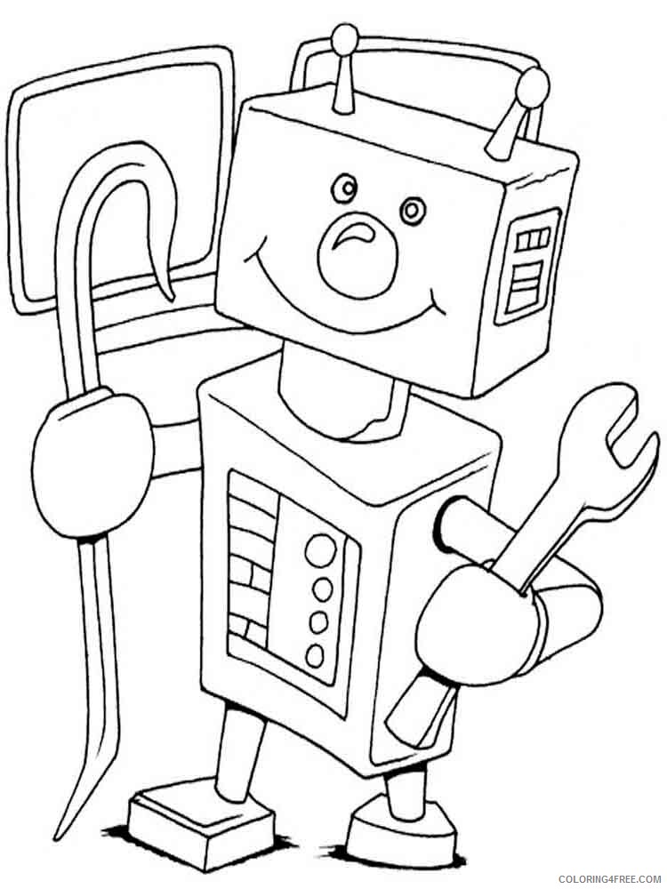 Robots Coloring Pages for boys robots 22 Printable 2020 0859 Coloring4free