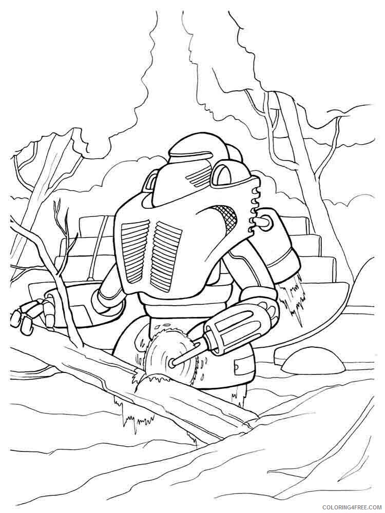 Robots Coloring Pages for boys robots 8 Printable 2020 0862 Coloring4free