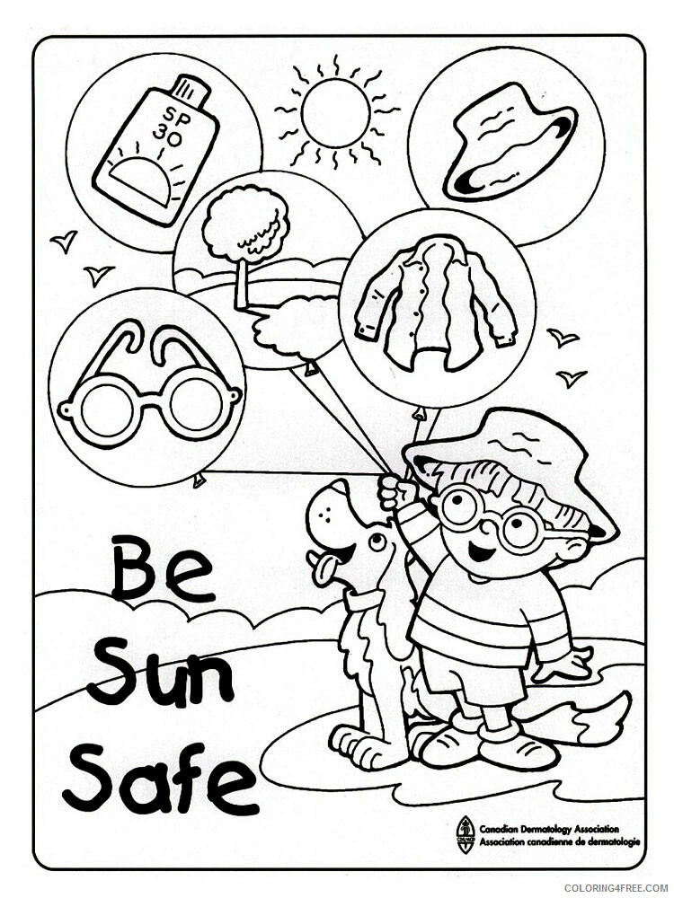 Safety Coloring Pages Educational Safety 19 Printable 2020 1843 Coloring4free